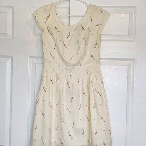 Tiralahilacha organic cotton divers swimmer retro fit and flare dress